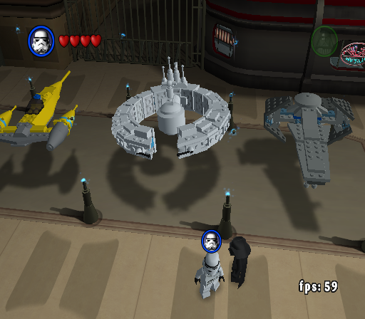 Droid Control Ship Mini-Kit as seen in the outside hub.
