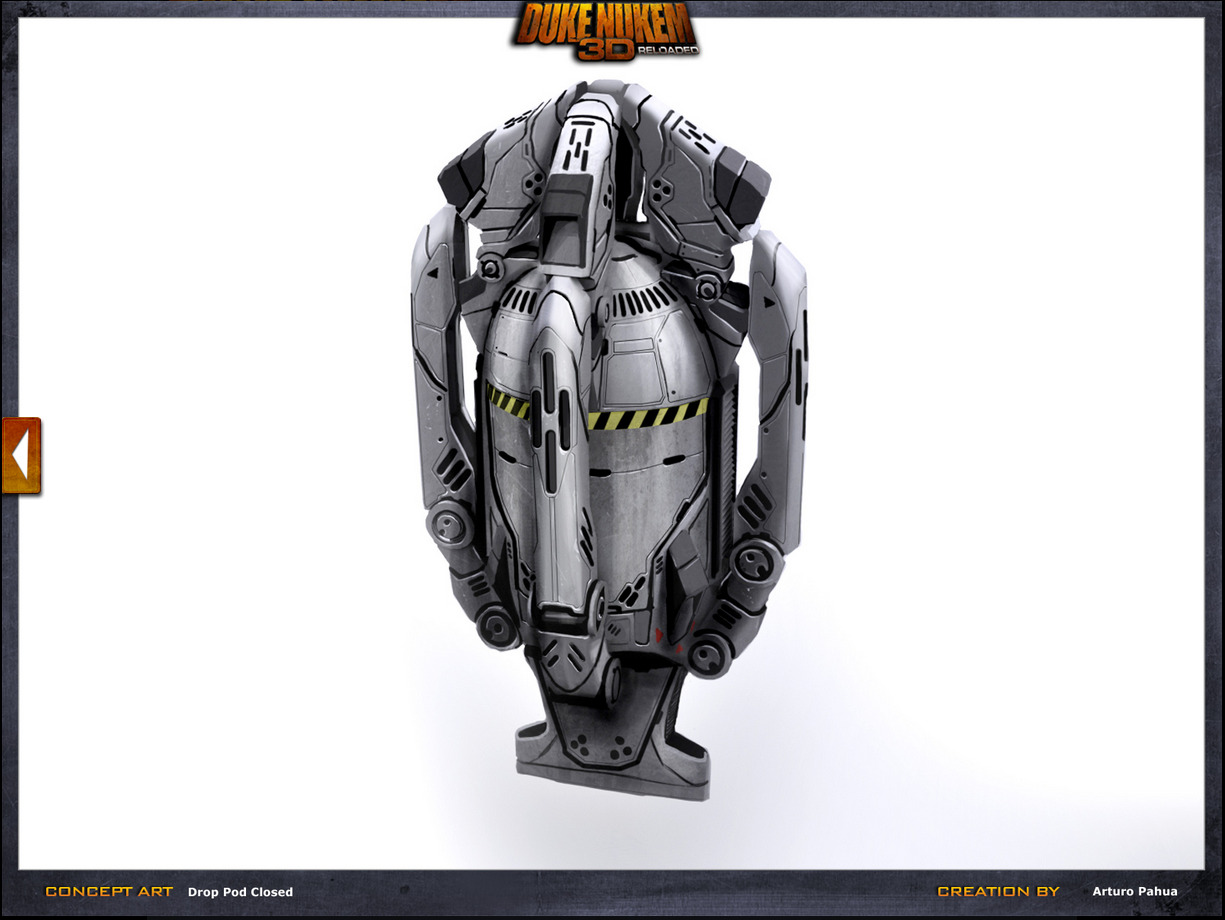 Drop Pod concept art. Drop Pod concept art.