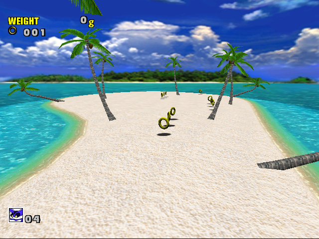 The island is used for a cutscene, but this part of it is never seen. The island is used for a cutscene, but this part of it is never seen.