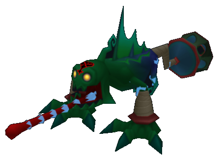 The Illuminator emblem heartless, which is fought alongside Hector Barbossa. The Illuminator emblem heartless, which is fought alongside Hector Barbossa.