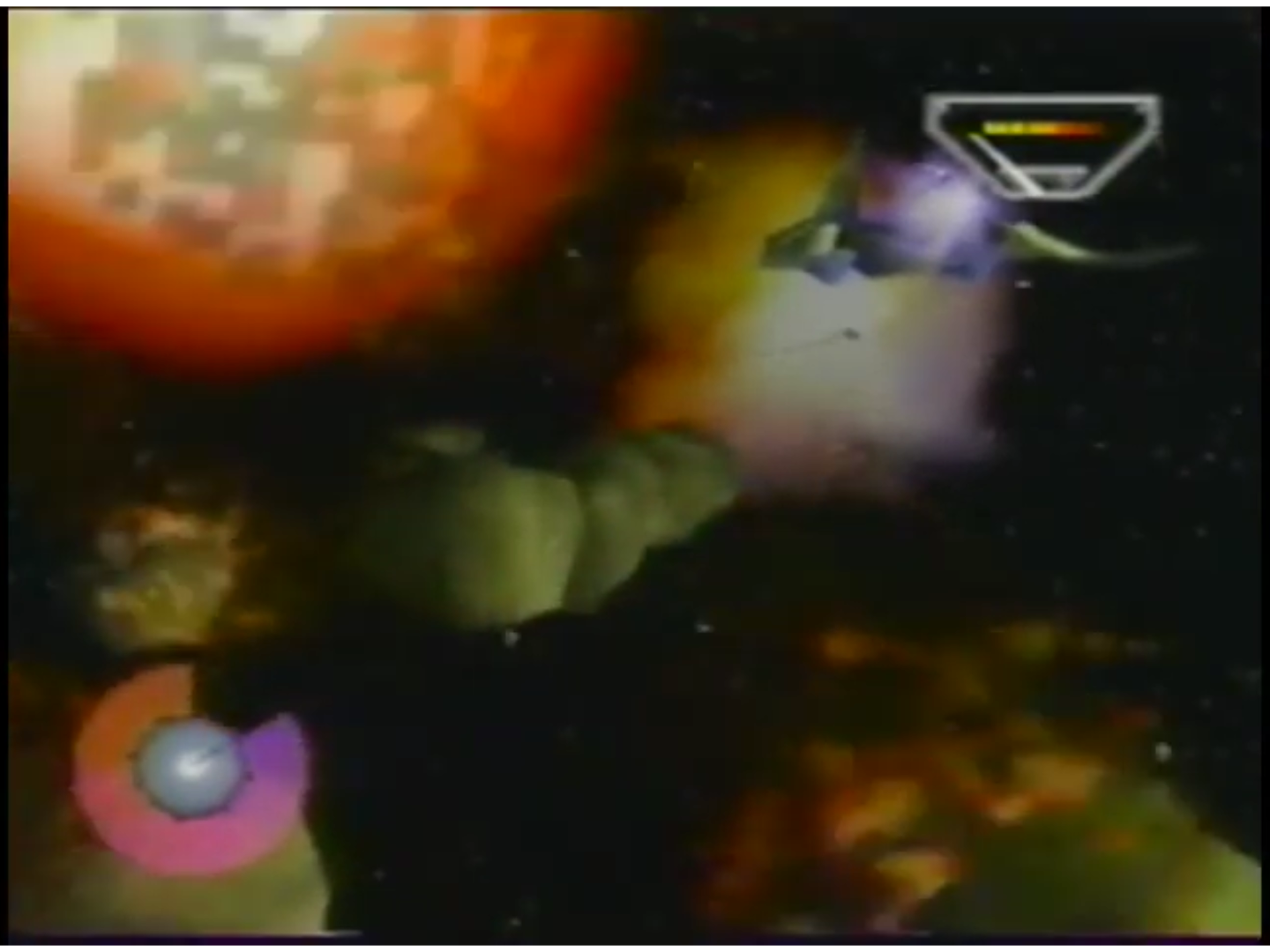 First version of Sector X. The colors resemble other early nebulas.