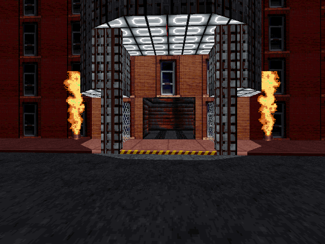 Strip club entrance. Strip club entrance.
