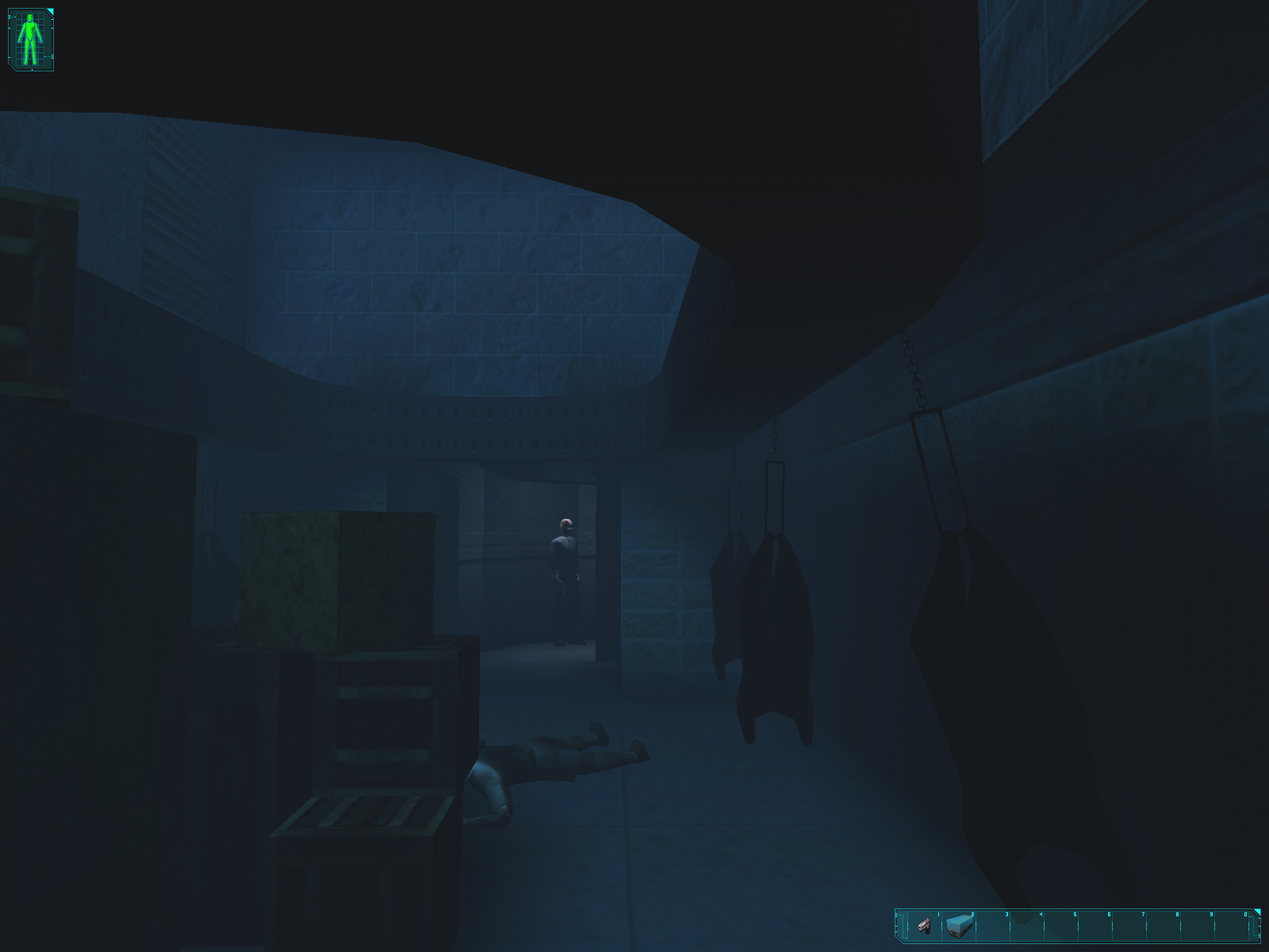 Hong Kong canals freezer, a seemingly different death pose on the ground.
