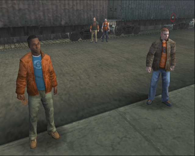 5_09_Dropout_Thug_01 1 (far right), 2 (left), and 5_09_Dropout_Thug_02 1 (far left), 2 (right).