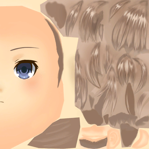 Face texture.
