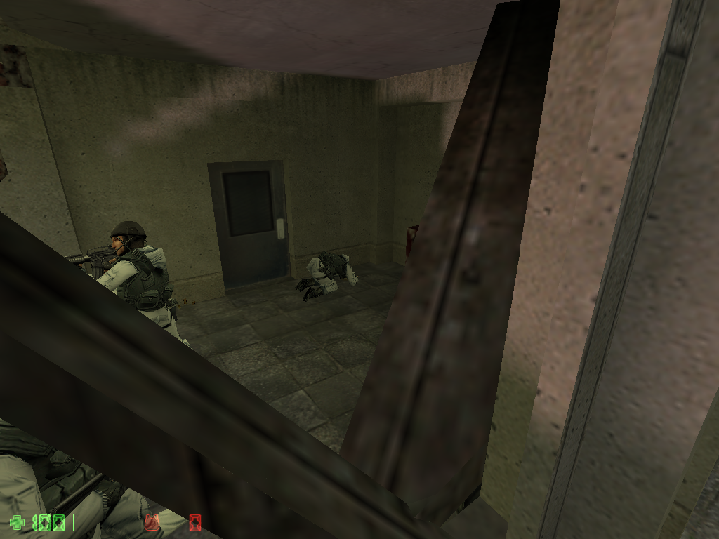 Seen from a distance, normal gameplay. Seen from a distance, normal gameplay.