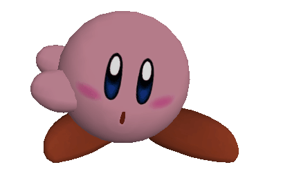 Kirby walking with his hammer... Kirby walking with his hammer...