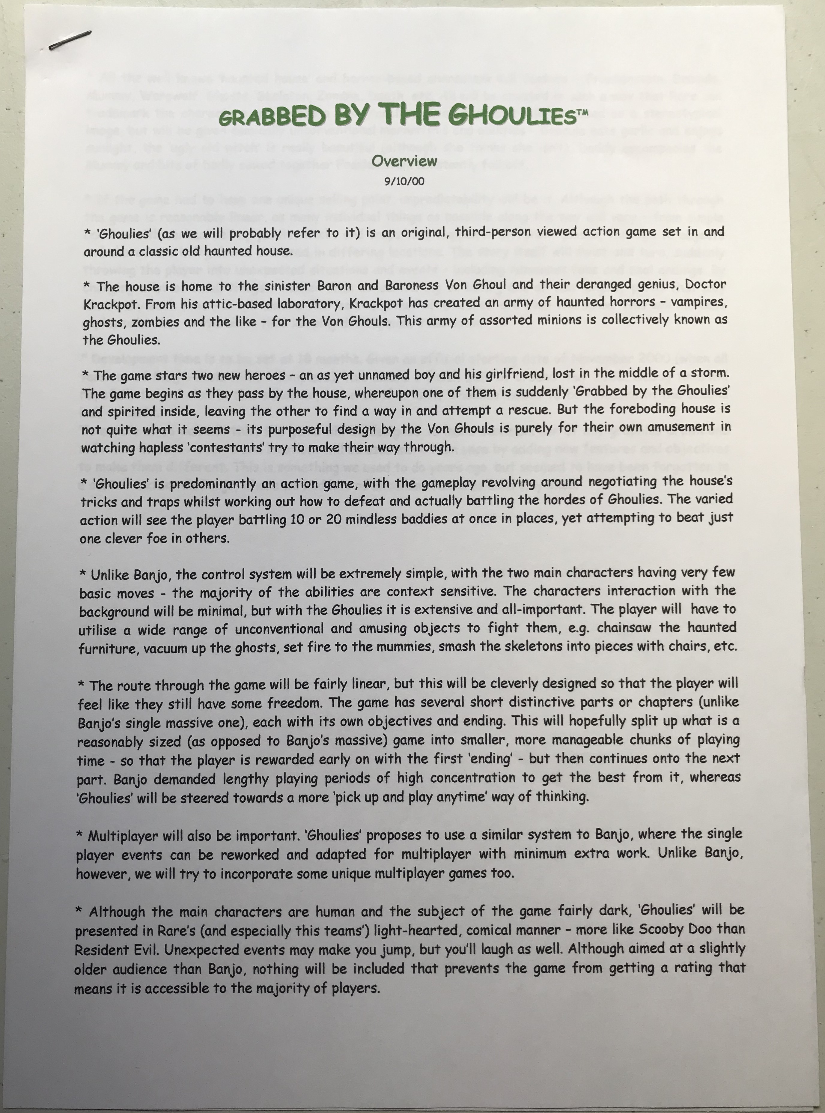 A revised 2000 overview of Grabbed by the Ghoulies. A revised 2000 overview of Grabbed by the Ghoulies.