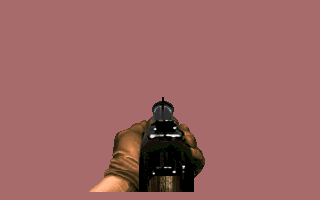 Another early shotgun, but this time Doomguy's hand doesn't dwarf the shotgun as much.