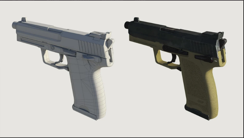 A render of the USP from Matt Wright's portfolio.