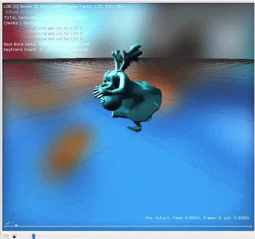 An alternate version of the Queen Statue's running animation, done in the style of stop motion, which the animation's name also alludes to: "FreakyRun-StopMo". Unknown where this would've been used instead of its normal running animation.