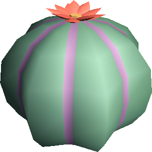 A short cactus. A short cactus.