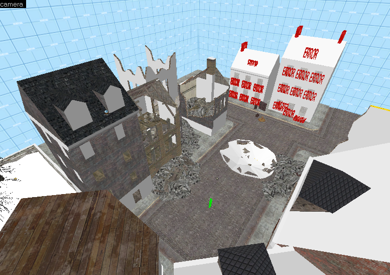 Overview of the map in Hammer.