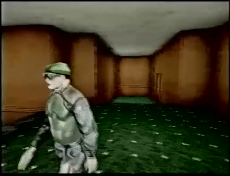 07:55 A UNATCO trooper wearing goggles/glasses and a military beret.