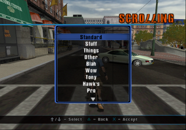 Scrolling Menu Scrolling Menu