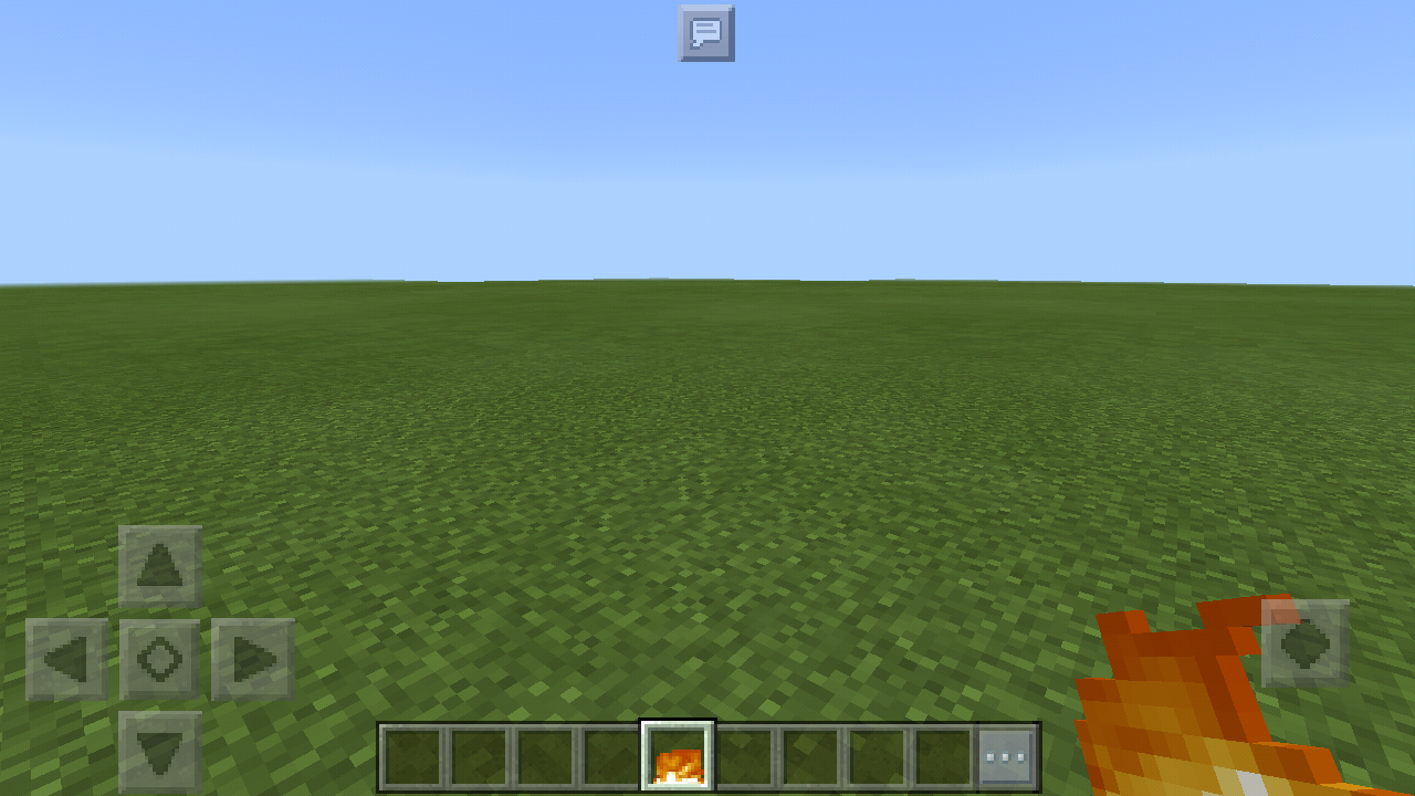 The Fire item in the player's hand.