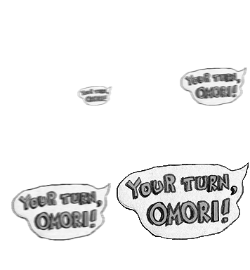 HERO calling for OMORI to attack. HERO calling for OMORI to attack.