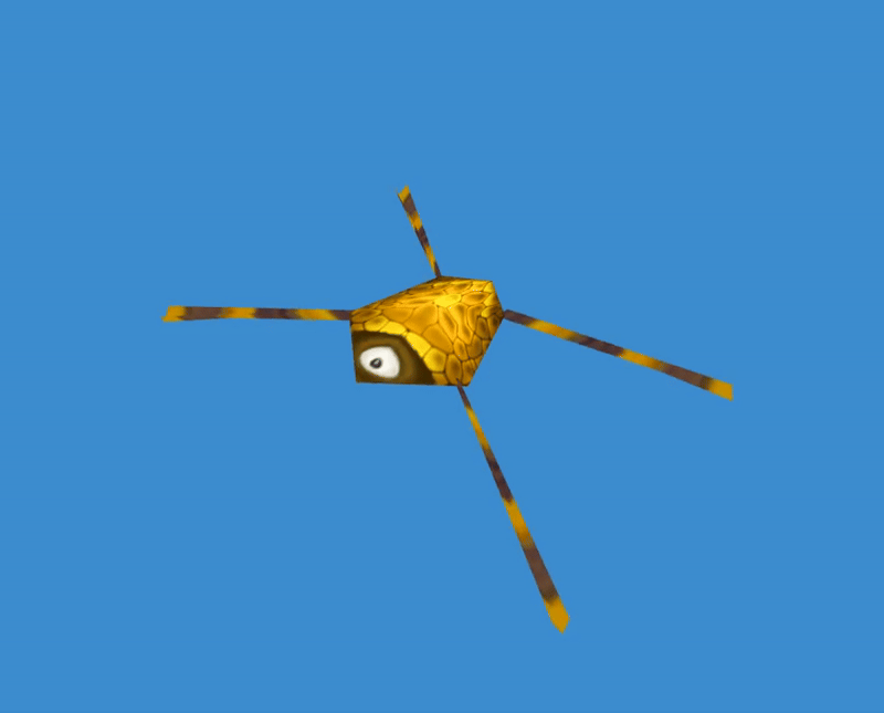Waiting animation of Waterbug.
