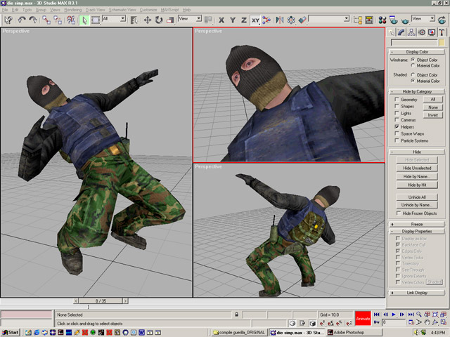 3DS Max screenshot of the Phoenix Connection.