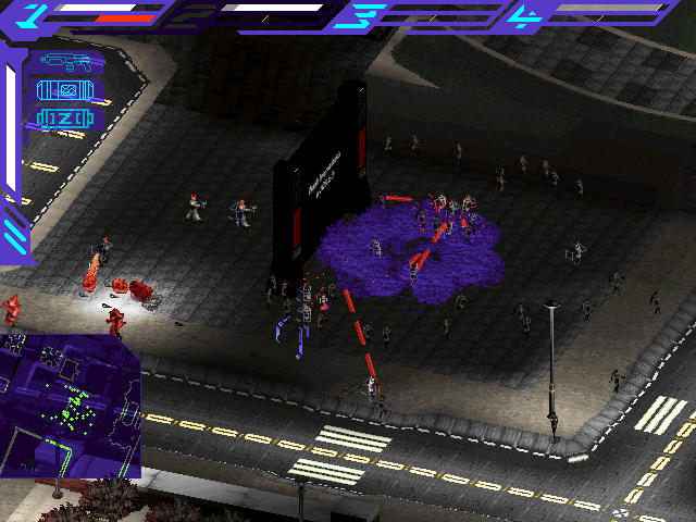 The laser seems to look like it did in the pre-alpha demo here, as small bursts of red light rather than a long constant shaft of light as in the final game. There's also an early rough version of the KO Gas icon, or possibly it's the low res asset stretched to high res proportions. Finally, the early asymmetric blue weapon lock on cursor from the pre-alpha demo is visible here. The laser seems to look like it did in the pre-alpha demo here, as small bursts of red light rather than a long constant shaft of light as in the final game. There's also an early rough version of the KO Gas icon, or possibly it's the low res asset stretched to high res proportions. Finally, the early asymmetric blue weapon lock on cursor from the pre-alpha demo is visible here.
