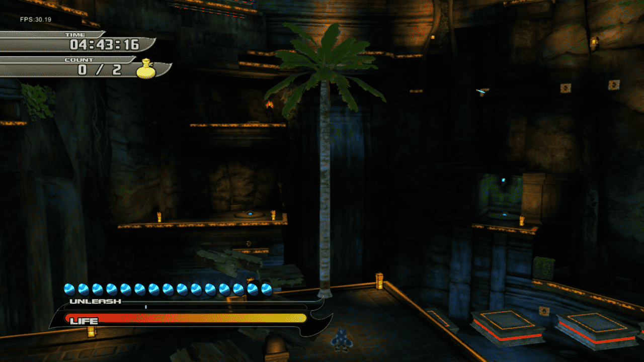 The Palm tree placed in the beta area of the stage The Palm tree placed in the beta area of the stage