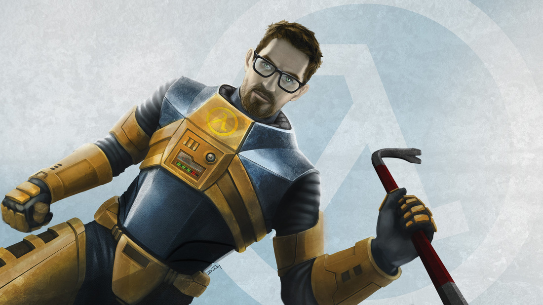 Gordon Freeman card artwork.