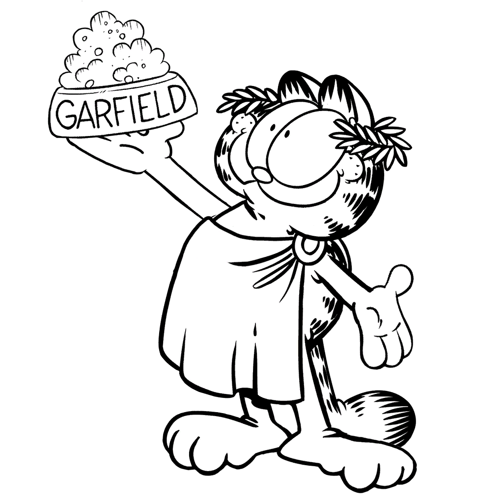 Garfield statue Garfield statue