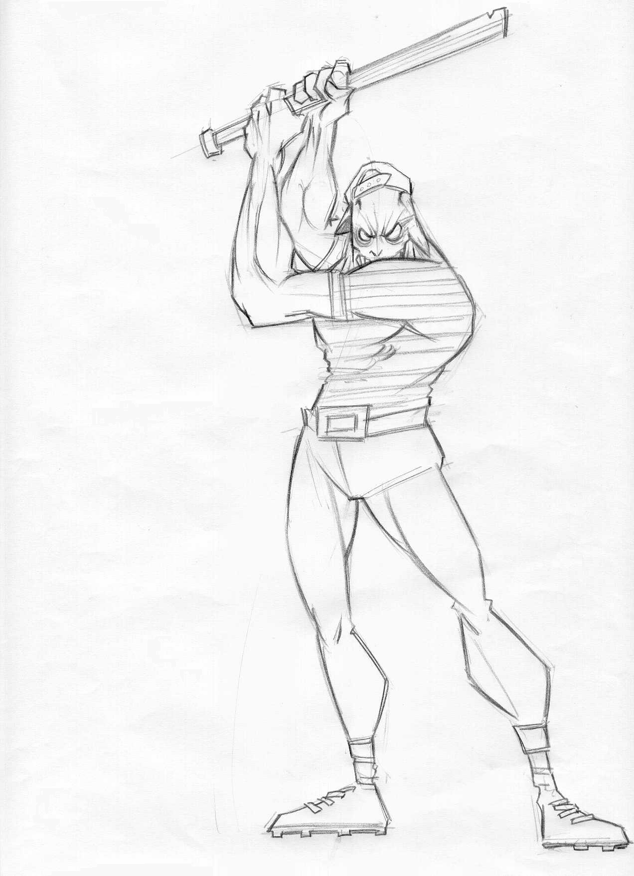 Concept art for Smokin' Joe.