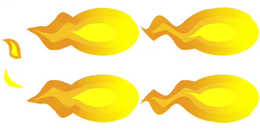 Flambé Leaf's projectile Flambé Leaf's projectile