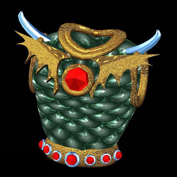 Dragon Scale Armor model used also in HoMM4.