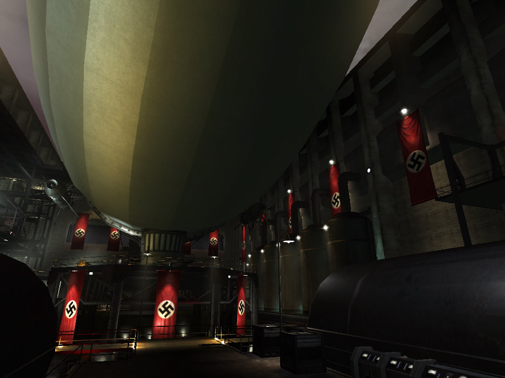 Supply zeppelin hangar.