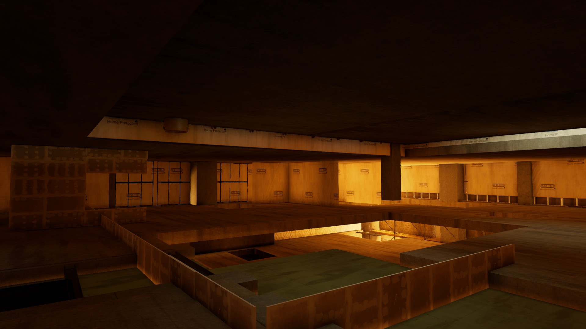 Indoors view of the site. Indoors view of the site.