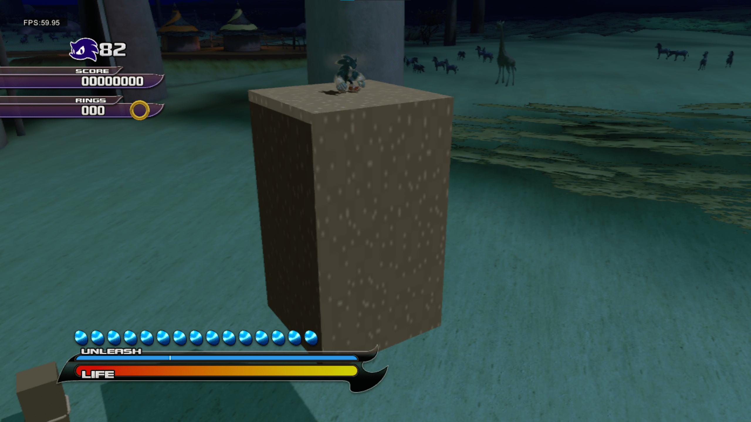 "MovingFloorEvil" - An early placeholder platform that moves up and down (Night version). "MovingFloorEvil" - An early placeholder platform that moves up and down (Night version).