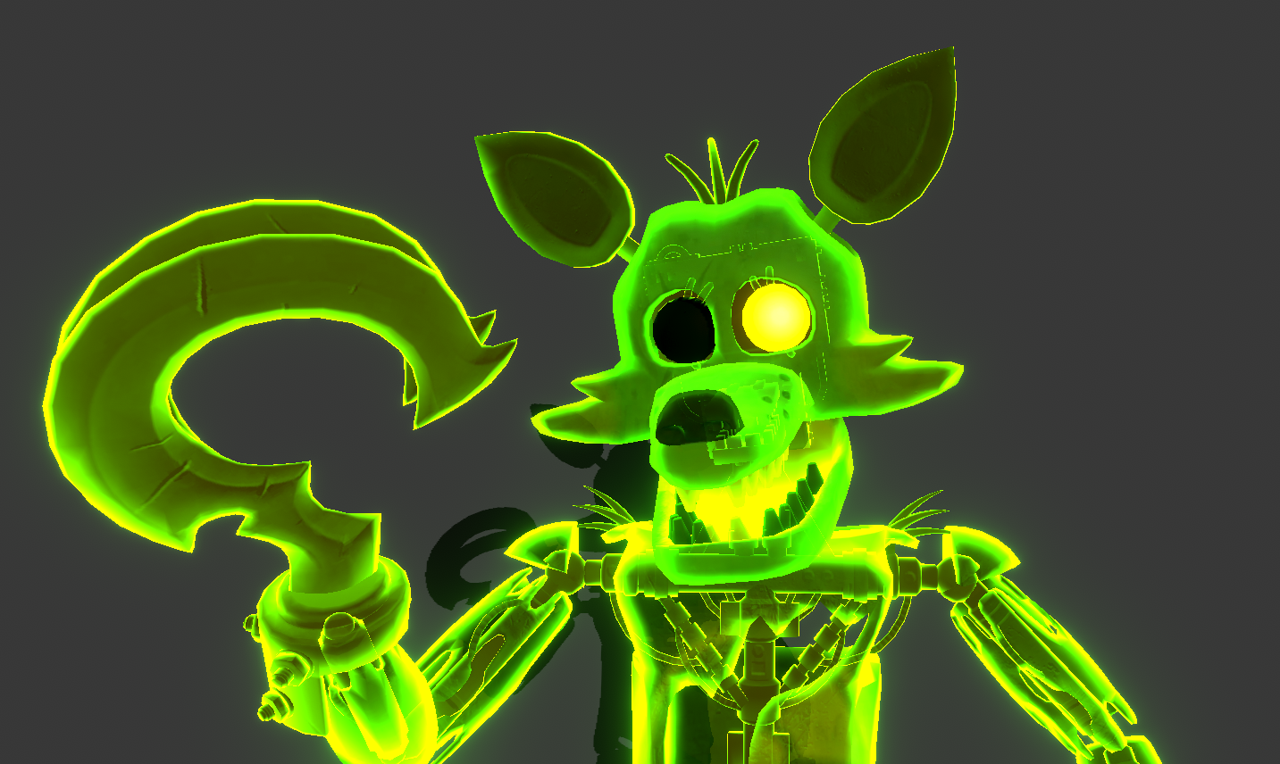 Normal Radioactive Foxy (For Comparison)