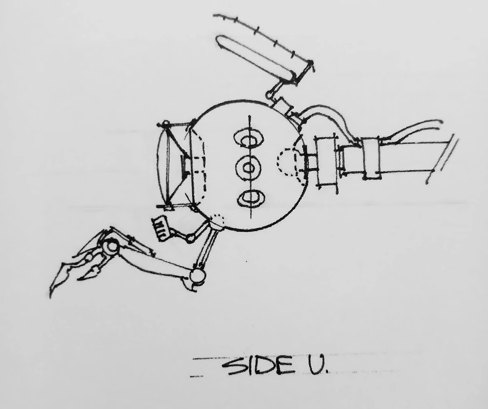 Artwork of the Shrink (side view).