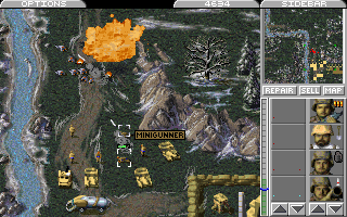 ⭐ Snow mission; might be an early version of GDI mission 5A or 8A. Shows a tooltip with black text on yellow background. ⭐ Snow mission; might be an early version of GDI mission 5A or 8A. Shows a tooltip with black text on yellow background.