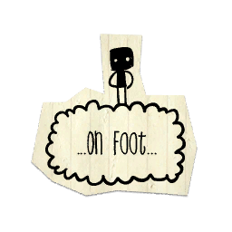 ...on foot... ...on foot...