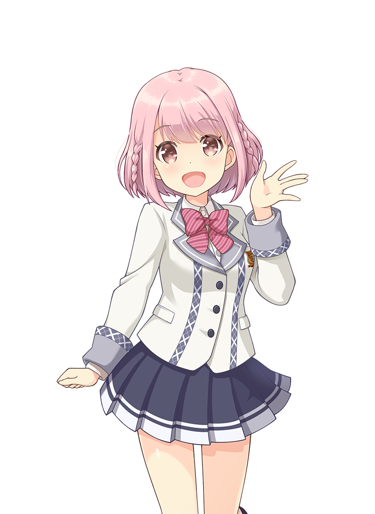 An early Akari sprite from CARD MAKER that has different highlights, and a different uniform pattern.