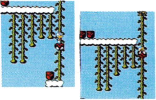 Resembles a portion of 6-3. Notice the unused mask and the vines being green instead of red.