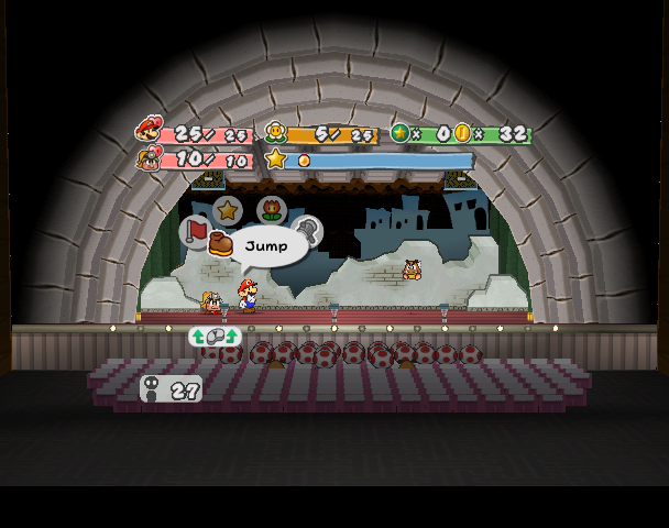 Like the B-List Star Stage's floor, the A-List Star Stage's floor is unlikely to be ever be seen in a normal playthrough since it requires reaching Level 20 before the Hooktail battle.