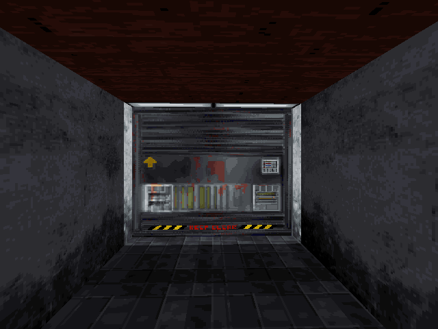 Door behind the player when they spawn. Door behind the player when they spawn.