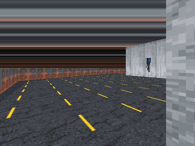 Better view of parking lot.