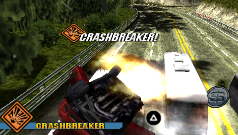 Crash Mode HUD elements.